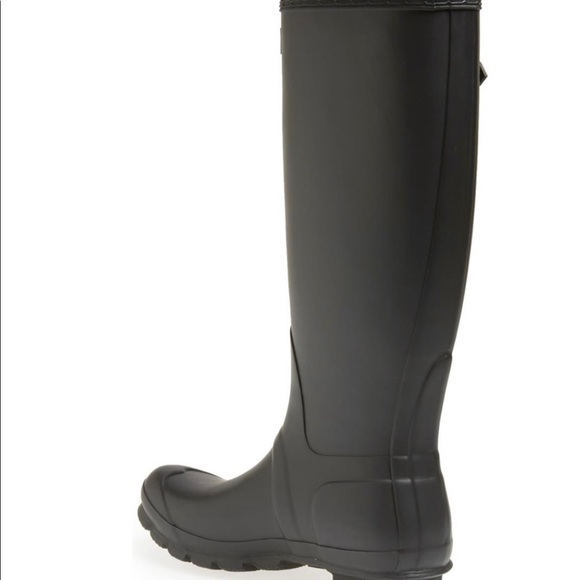 CLASSIC HUNTER BLACK BOOTS • Original Tall Black Boots - Picture 4 of 10
